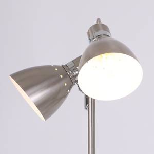 Staande lamp Spring ijzer / nikkel - 2 lichtbronnen