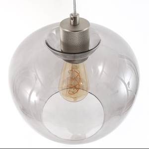 Suspension Lotus I Verre transparent /  Aluminium - 1 ampoule