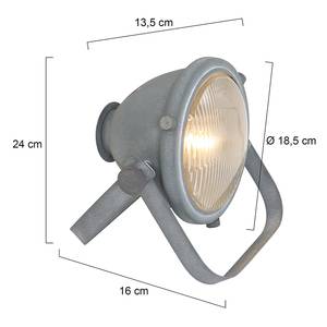 Tafellamp Mexlite III glas / ijzer - 1 lichtbron
