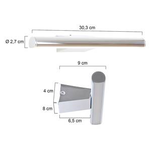 LED-wandlamp Fullarton chroom - 1 lichtbron - Breedte: 30 cm
