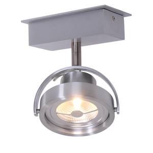 LED-plafondlamp Mexlite II aluminium - Zilver - Aantal lichtbronnen: 1