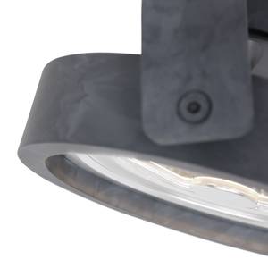 LED-plafondlamp Mexlite II aluminium - Grijs - Aantal lichtbronnen: 1