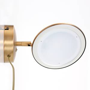 LED-wandlamp Zenith ijzer / plexiglas - 1 lichtbron - Bruin