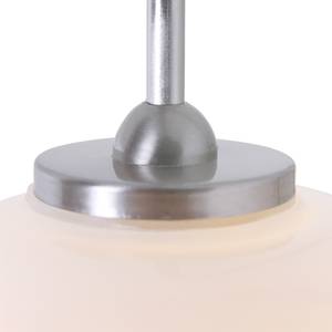 LED-wandlamp Bollique melkglas / ijzer - 2 lichtbronnen