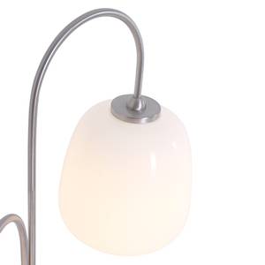Lampe LED Bollique Verre dépoli / Fer - 2 ampoules