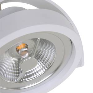 LED-plafondlamp Mexlite II aluminium - Wit - Aantal lichtbronnen: 2