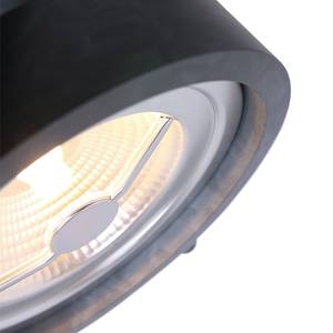 Plafonnier LED Mexlite II Aluminium - Gris - Nb d'ampoules : 2