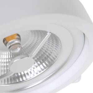 LED-Deckenleuchte Mexlite II Aluminium - Weiß - Flammenanzahl: 1