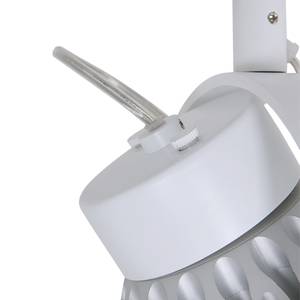 LED-plafondlamp Mexlite II aluminium - Wit - Aantal lichtbronnen: 1