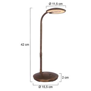 Lampe LED Zenith Fer - 1 ampoule - Cuivre