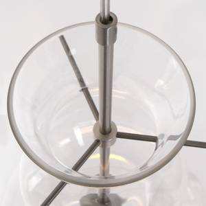 Suspension Anne II Verre transparent / Fer - 1 ampoule