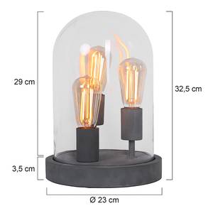 Lampe Mexlite IV Verre transparent - Nb d'ampoules : 3