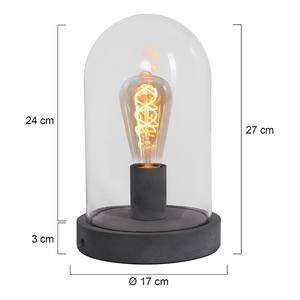 Lampe Mexlite IV Verre transparent - Nb d'ampoules : 1