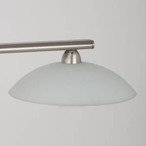 LED-hanglamp Monarch II glas / staal - Zilver - Aantal lichtbronnen: 4