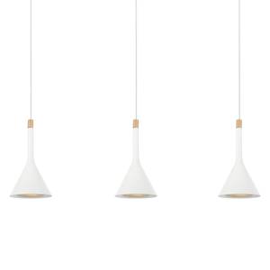 Suspension Cornucopia IV Acier / Pin massif - Nb d'ampoules : 3