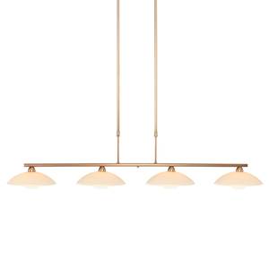 LED-Pendelleuchte Monarch II Glas / Stahl - Gold - Flammenanzahl: 4