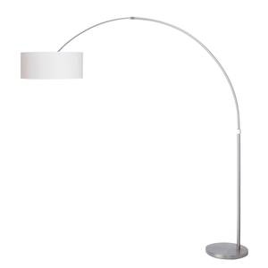 Staande lamp Gramineus IV textielmix / aluminium - 1 lichtbron - Wit