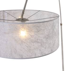 Staande lamp Gramineus IV textielmix / aluminium - 1 lichtbron - Zilver