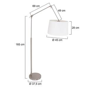 Lampadaire Gramineus XV Lin / Acier - 1 ampoule