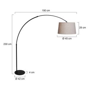 Lampadaire Gramineus XIX Lin / Aluminium - 1 ampoule