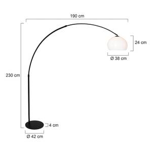 Lampadaire Gramineus VII Plexiglas / Aluminium - 1 ampoule