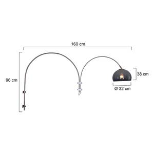 Wandlamp Stresa I plexiglas / staal - 1 lichtbron
