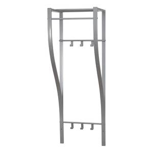 Wandgarderobe Cudgen Metall - Silber