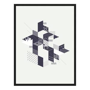 Bild Labyrinth Buche massiv / Plexiglas - 62 x 82 cm