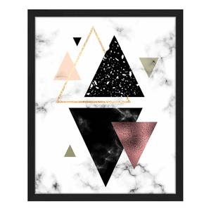 Bild Triangles Buche massiv / Plexiglas - 42 x 52 cm