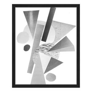 Bild Grey Abstract Buche massiv / Plexiglas - 42 x 52 cm