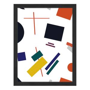 Bild Rectangles & Squares Buche massiv / Plexiglas - 32 x 42 cm
