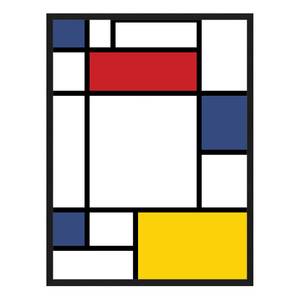 Afbeelding Yellow massief beukenhout/plexiglas - 62 x 82 cm