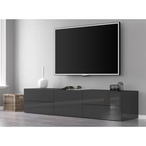 Meuble TV Penola II Anthracite brillant