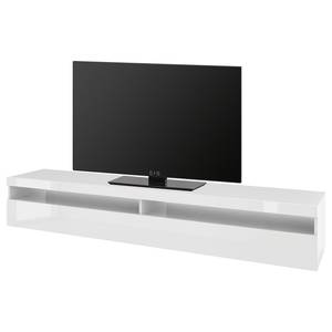 Meuble TV Gesves Blanc brillant