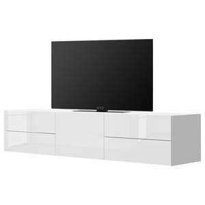TV-Lowboard Penola II Hochglanz Weiß