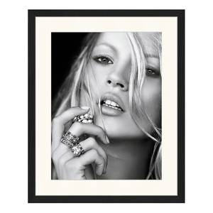 Afbeelding Kate Moss I Massief beukenhout/plexiglas - 42 x 52 cm