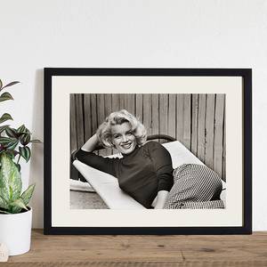 Tableau déco Marilyn Garden Shoot Hêtre massif / Plexiglas - 42 x 52 cm