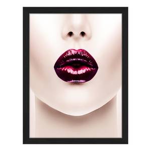 Bild Lips Buche massiv / Plexiglas - 32 x 42 cm