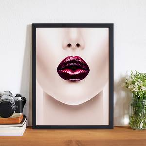 Tableau déco Lips Hêtre massif / Plexiglas - 32 x 42 cm
