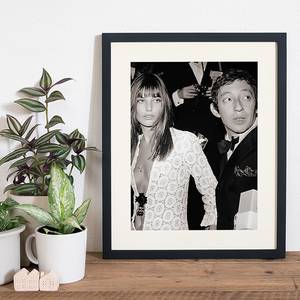 Afbeelding Gainsbourg and Birkin Massief beukenhout/plexiglas - 42 x 52 cm