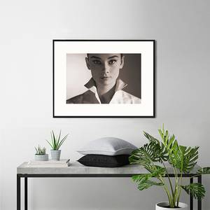 Afbeelding Audrey Hepburn Massief beukenhout/plexiglas - 82 x 62 cm