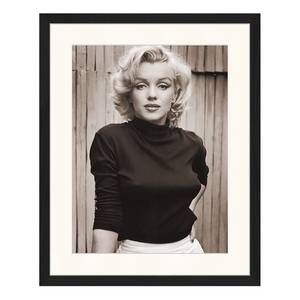 Bild Marilyn Monroe III Buche massiv / Plexiglas - 42 x 52 cm