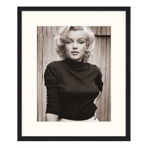Afbeelding Marilyn Monroe III Massief beukenhout/plexiglas - 52 x 62 cm