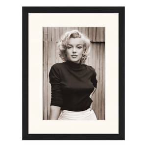 Tableau déco Marilyn Monroe III Hêtre massif / Plexiglas - 32 x 42 cm