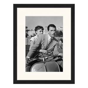 Bild Audrey and Greg in Roman Holiday Buche massiv / Plexiglas - 32 x 42 cm
