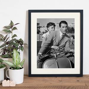 Bild Audrey and Greg in Roman Holiday Buche massiv / Plexiglas - 42 x 52 cm