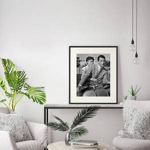 Bild Audrey and Greg in Roman Holiday Buche massiv / Plexiglas - 52 x 62 cm