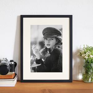 Bild Kate Moss III Buche massiv / Plexiglas - 32 x 42 cm