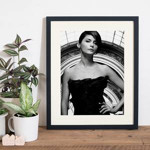 Afbeelding Audrey Tautou Massief beukenhout/plexiglas - 42 x 52 cm