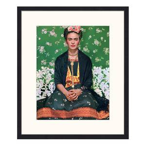 Afbeelding Frida Kahlo en Vogue Massief beukenhout/plexiglas - 52 x 62 cm